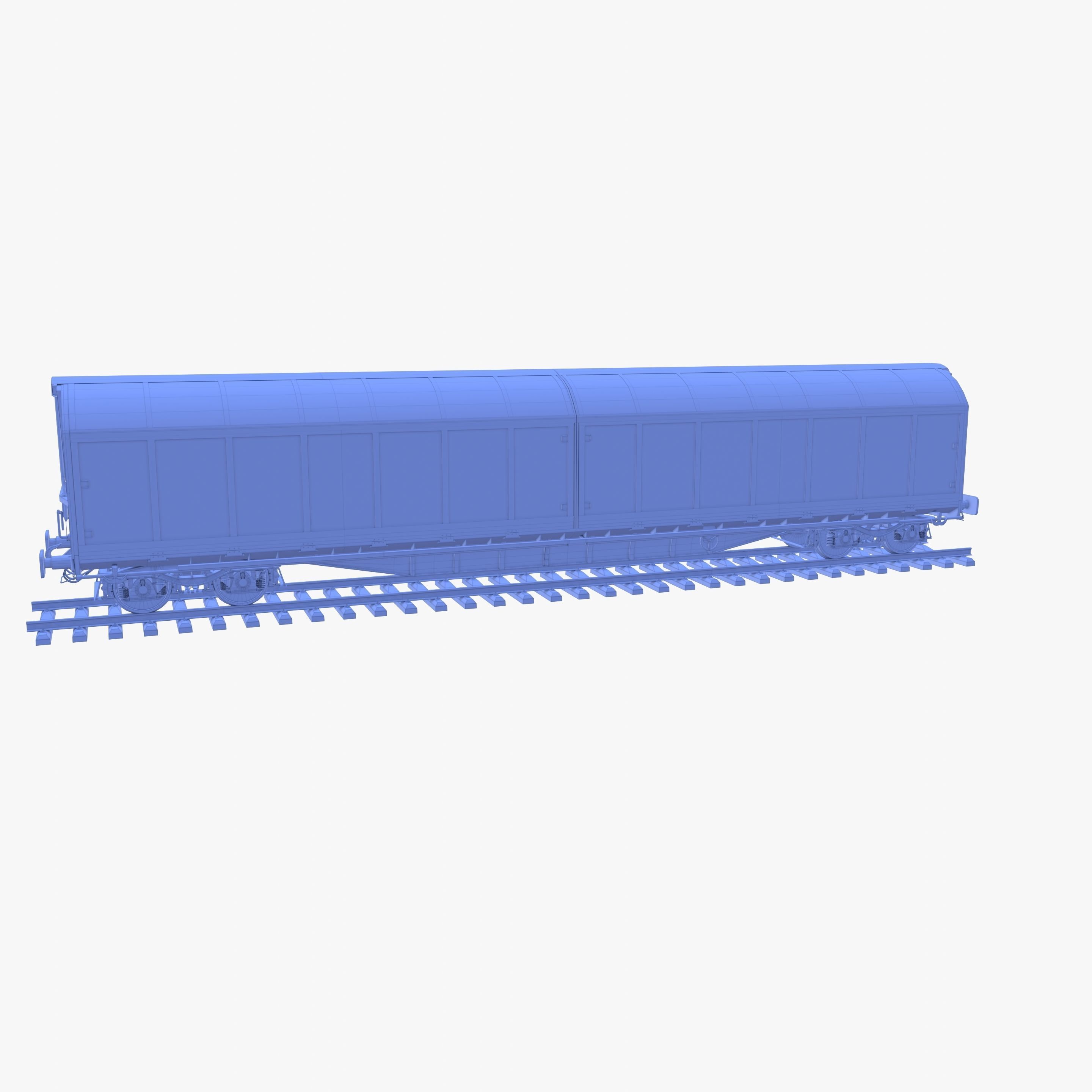CFR Habis Sliding Door Wagon 339 Rail Car v1 3D model_15