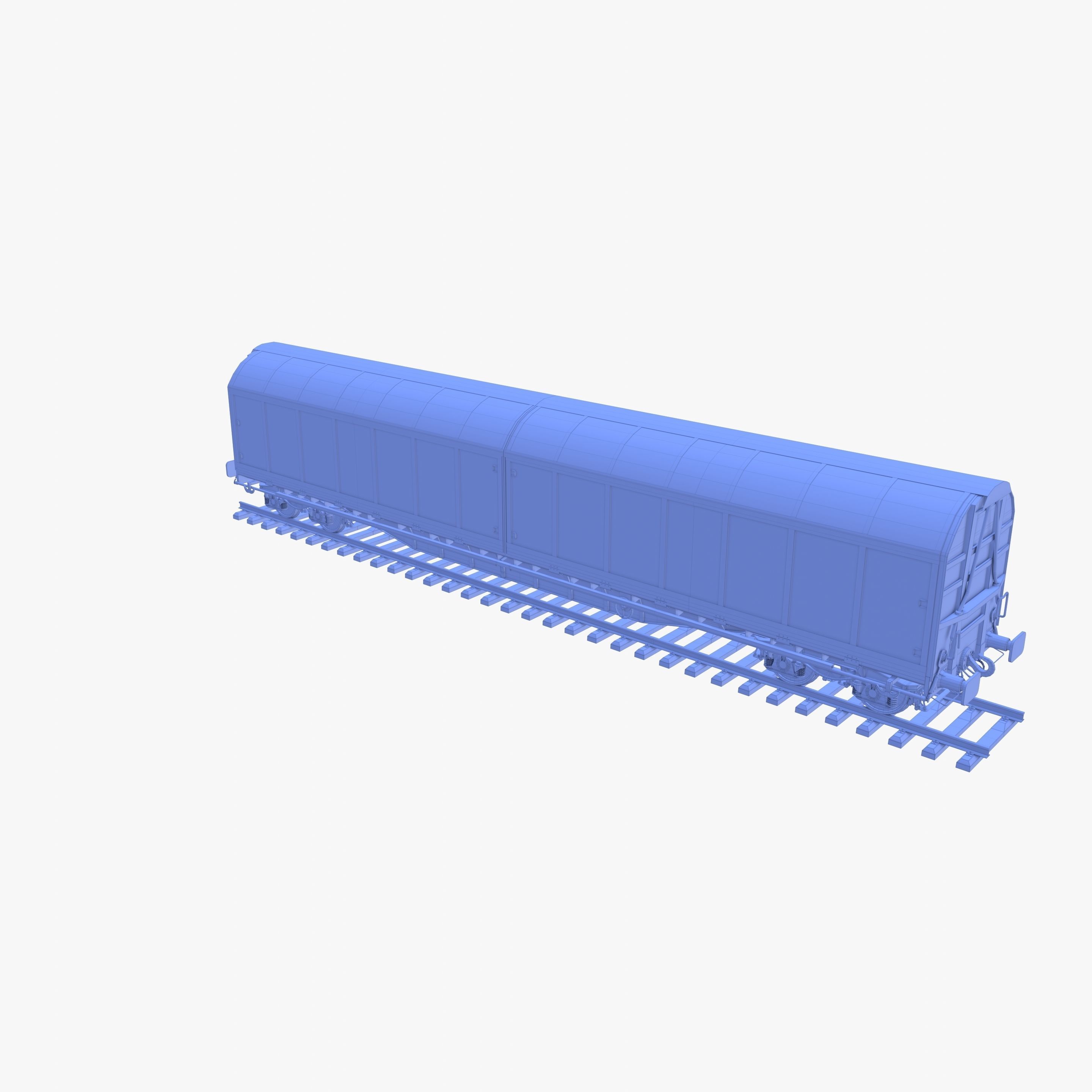 CFR Habis Sliding Door Wagon 339 Rail Car v1 3D model_22