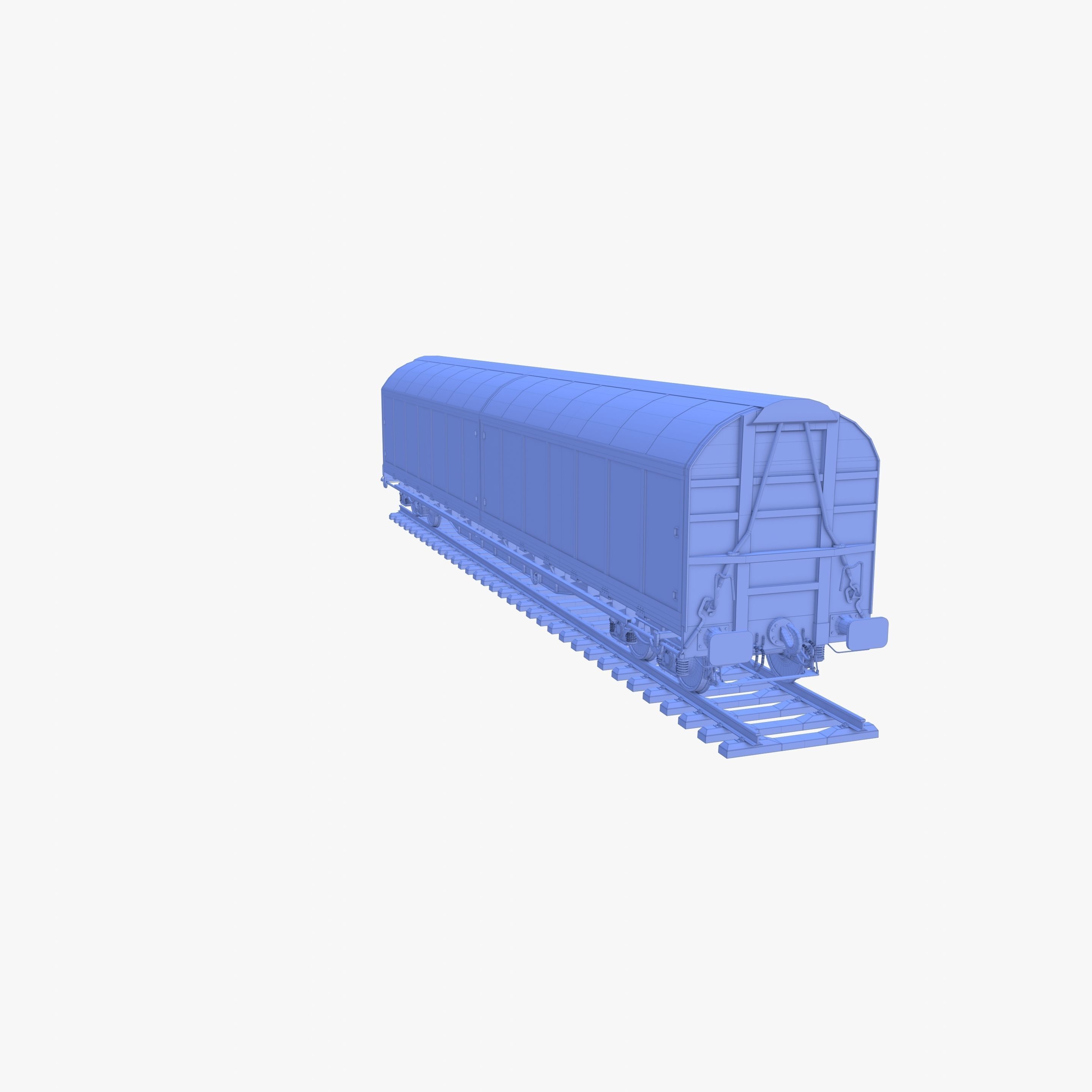 CFR Habis Sliding Door Wagon 339 Rail Car v1 3D model_16