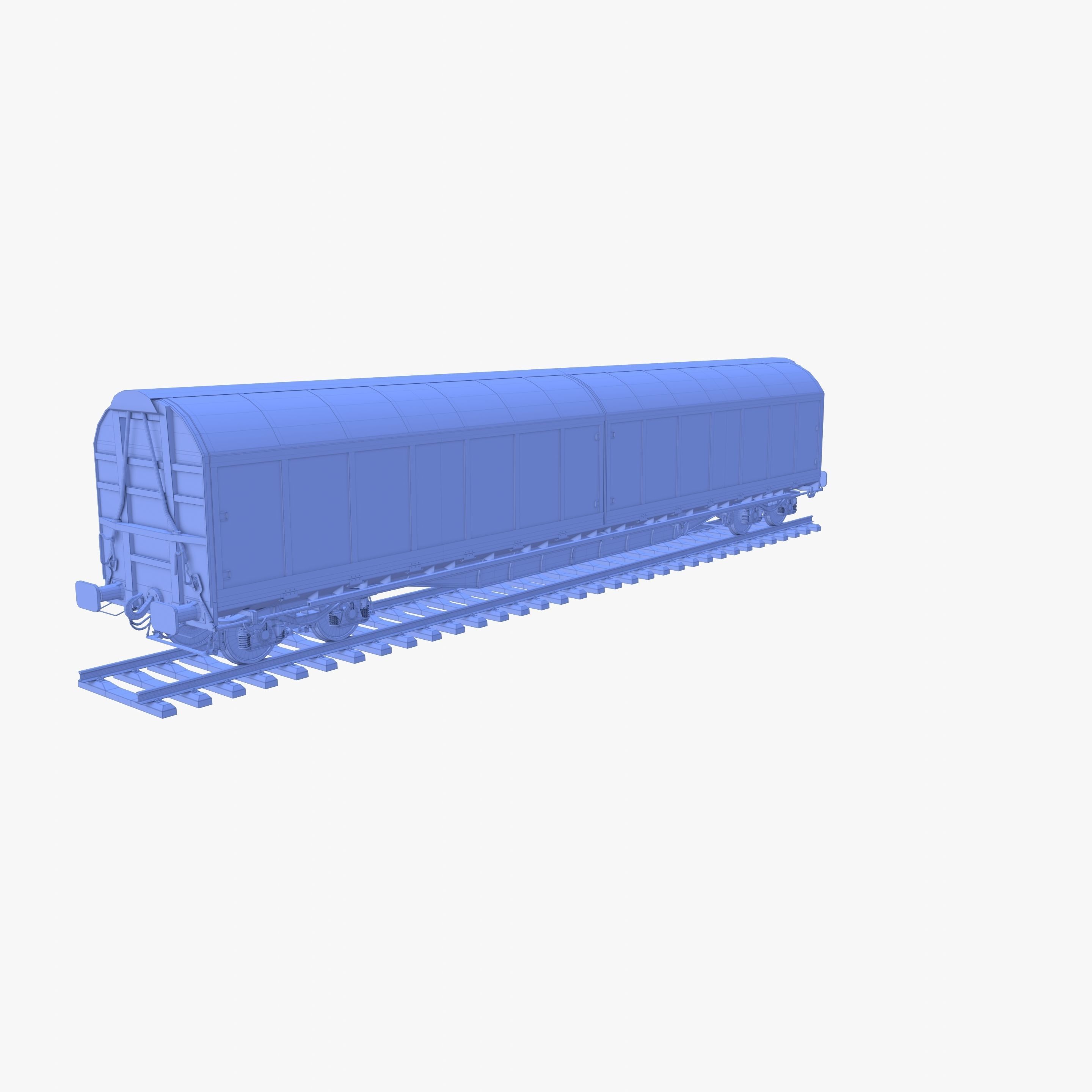 CFR Habis Sliding Door Wagon 339 Rail Car v1 3D model_14