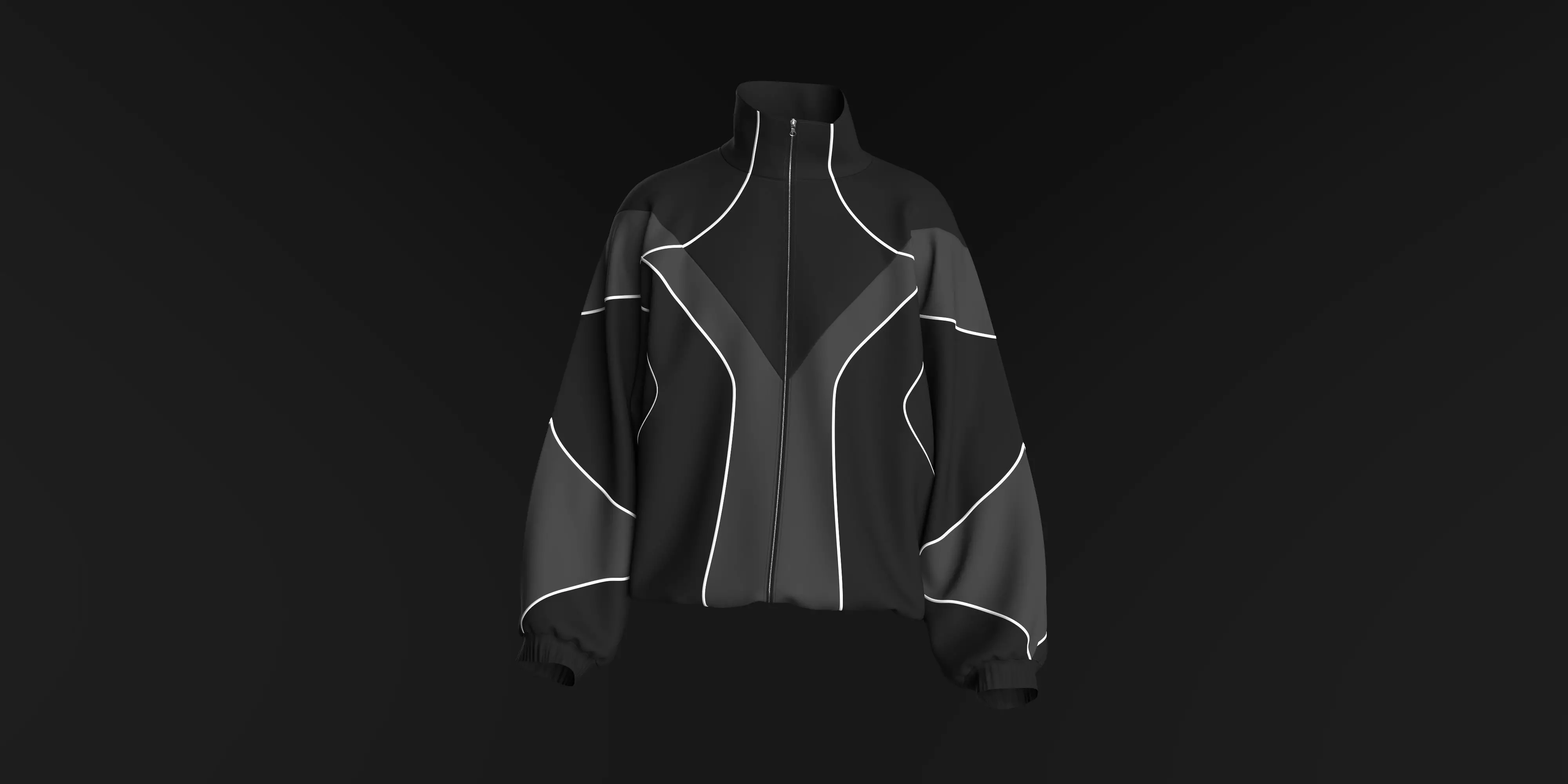 Jacket Sci-Fi CLO3D 3D model_0