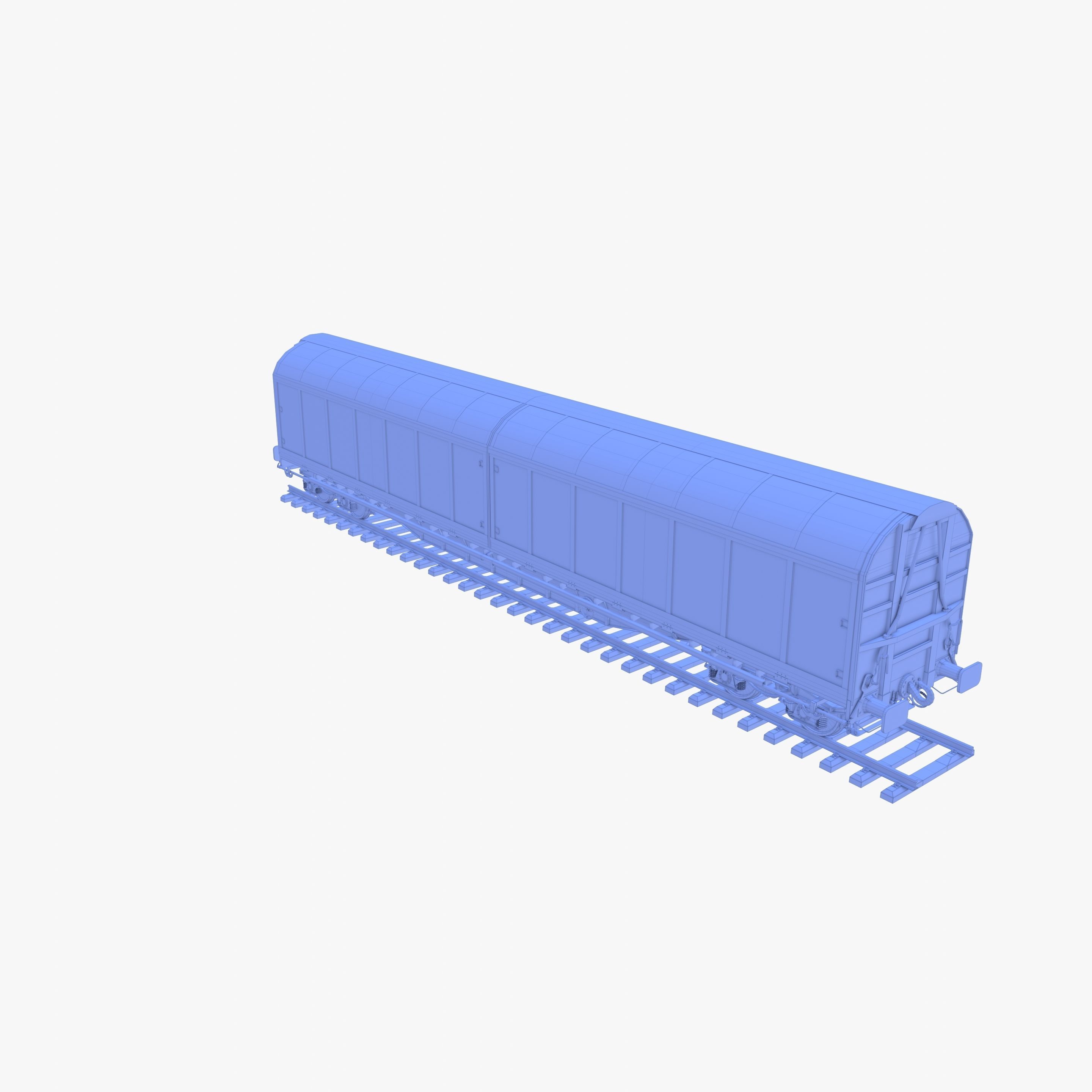 CFR Habis Sliding Door Wagon 339 Rail Car v2 3D model_23