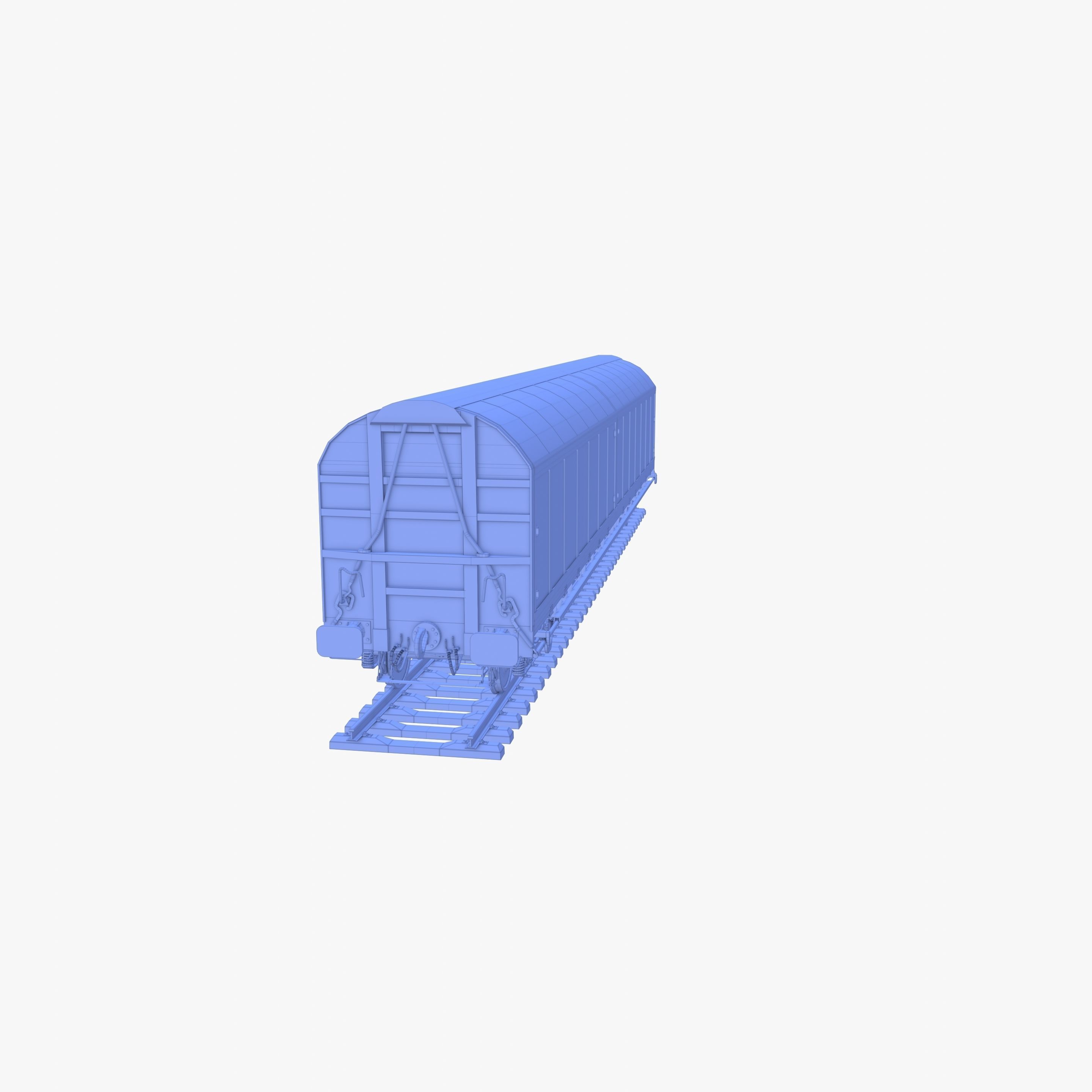 CFR Habis Sliding Door Wagon 339 Rail Car v2 3D model_18