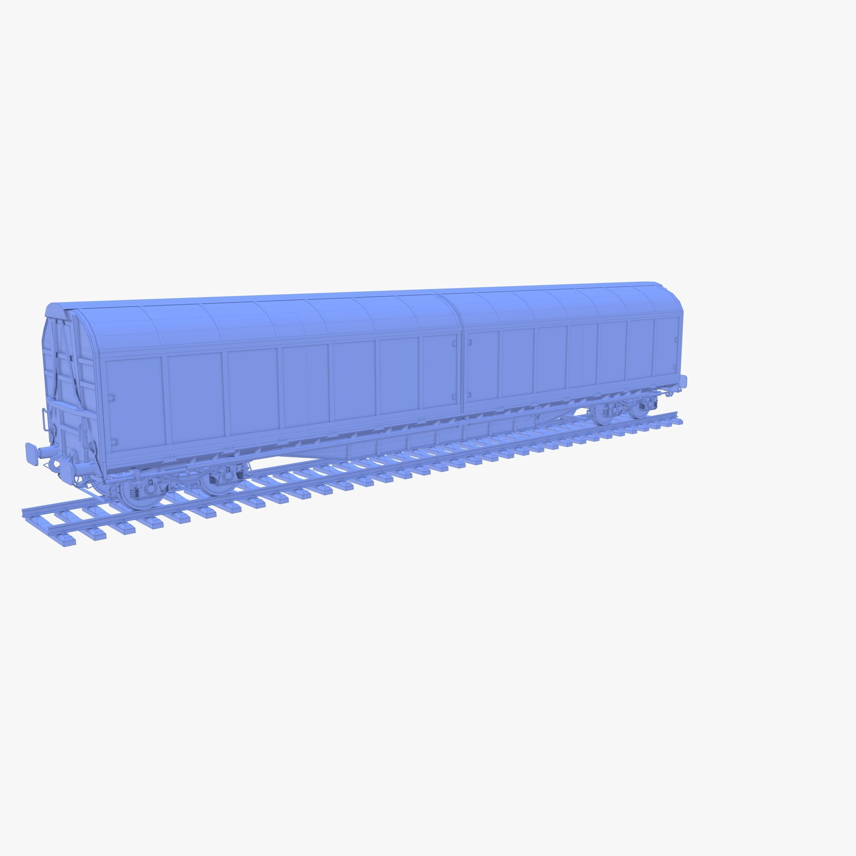 CFR Habis Sliding Door Wagon 339 Rail Car v2 3D model_17