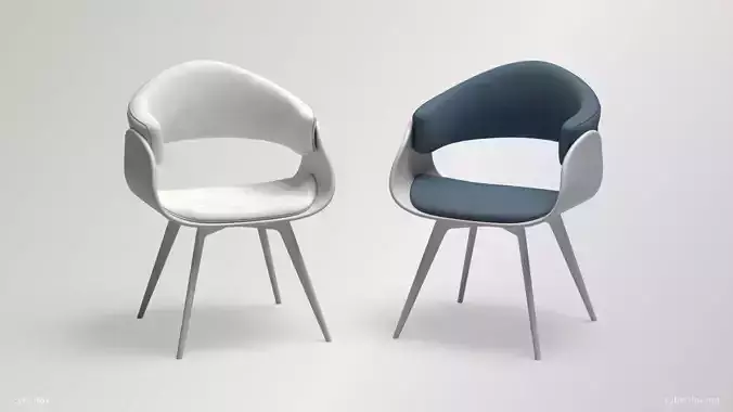 Modern Soft Chair In 2 Colours