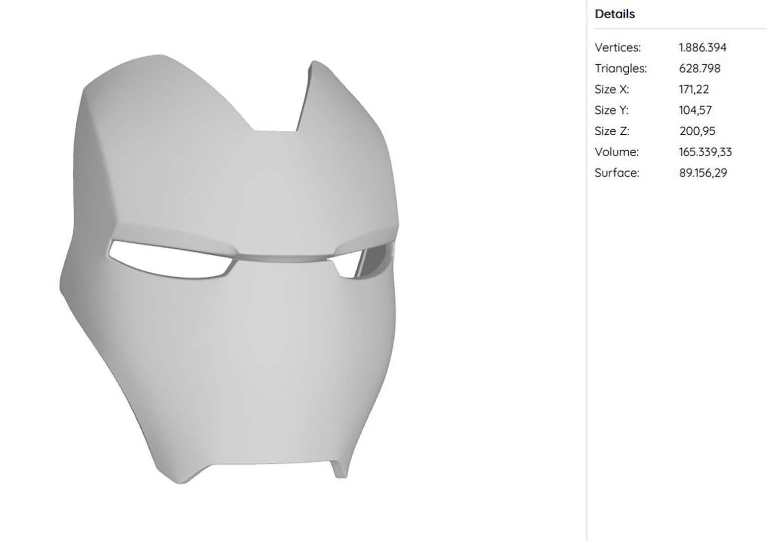 Iron Man MK85 Helmet 3D Pritn Model 3D print model_5