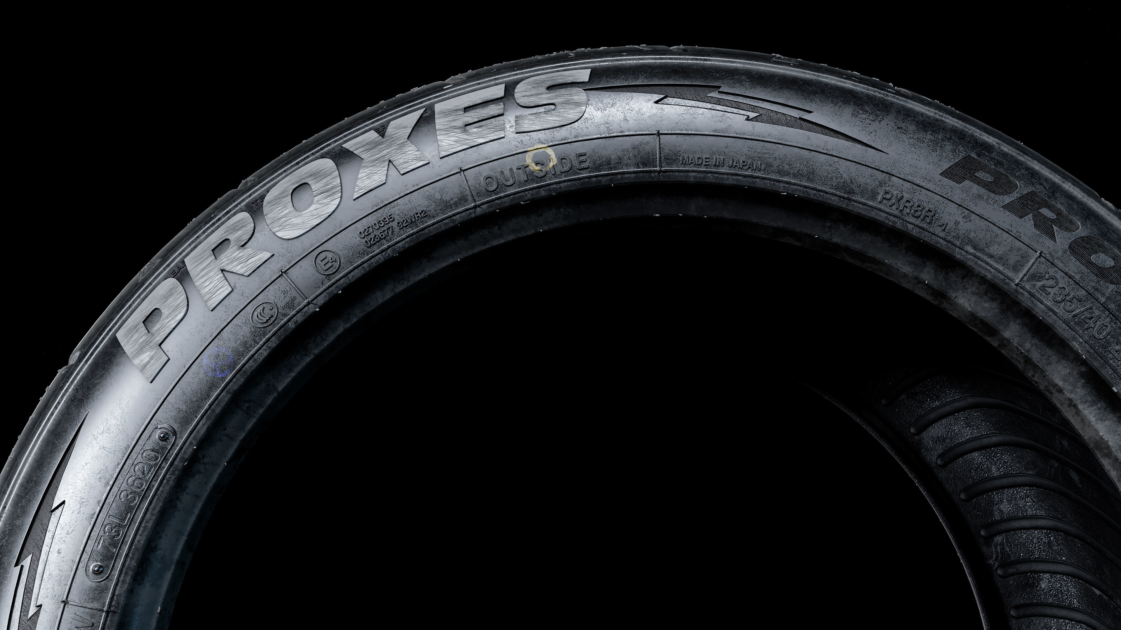 Tire Toyo Proxes R888R Full 3D 3D model_6
