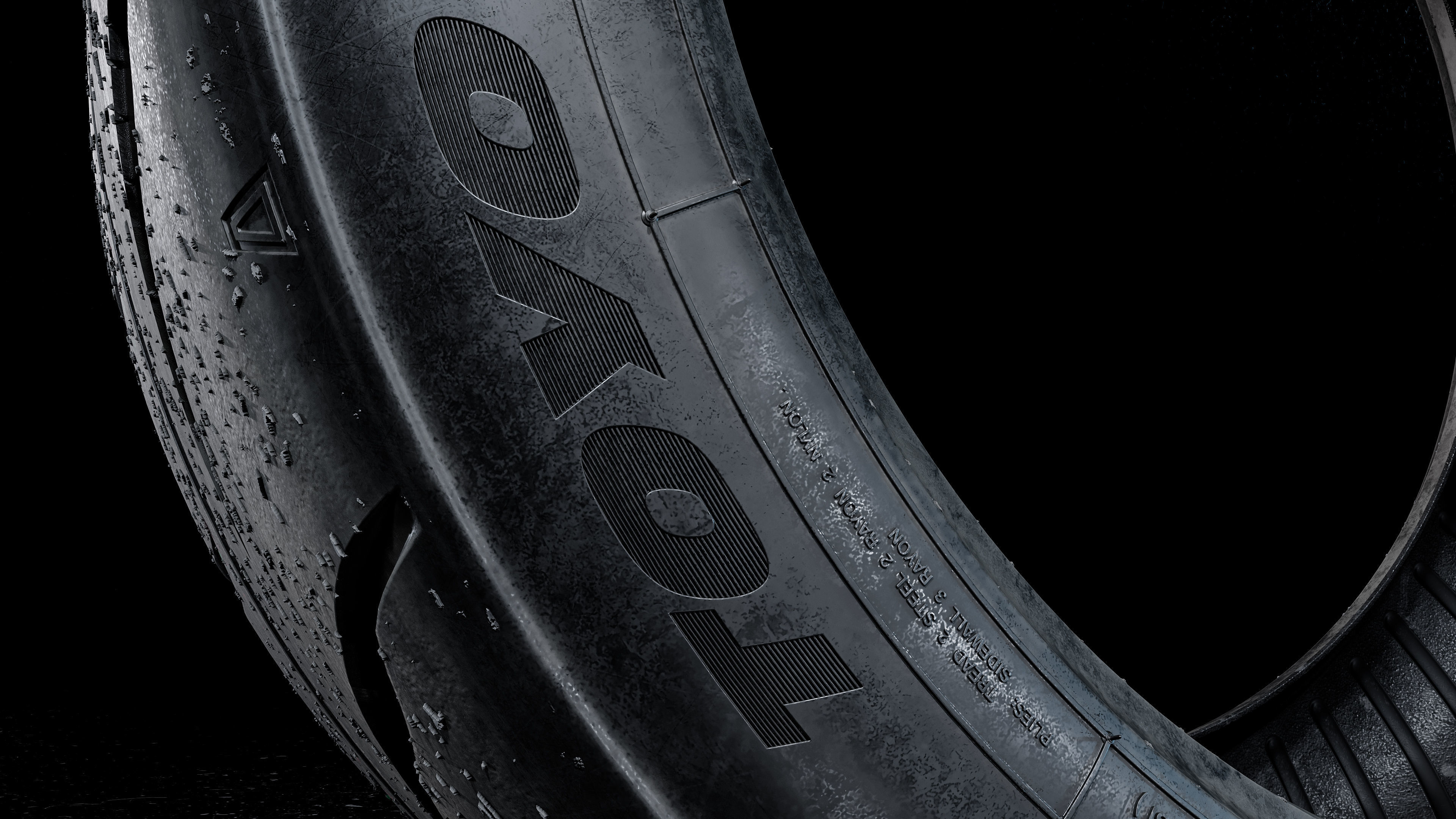 Tire Toyo Proxes R888R Full 3D 3D model_7