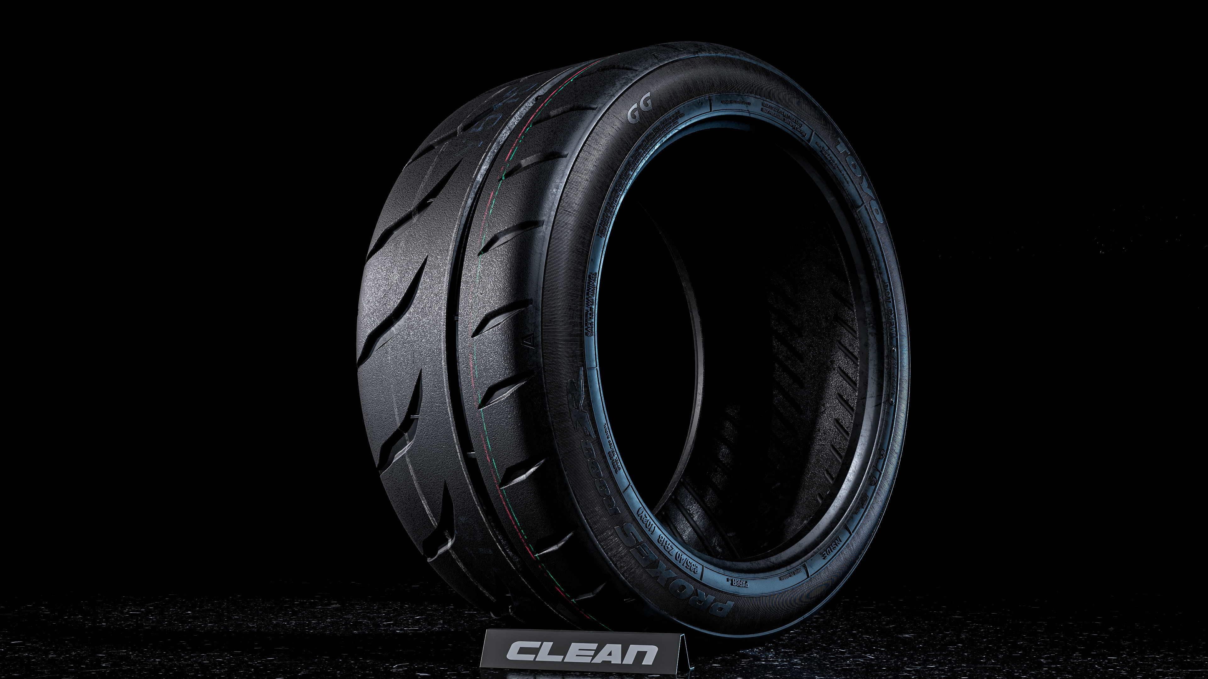 Tire Toyo Proxes R888R Full 3D 3D model_4
