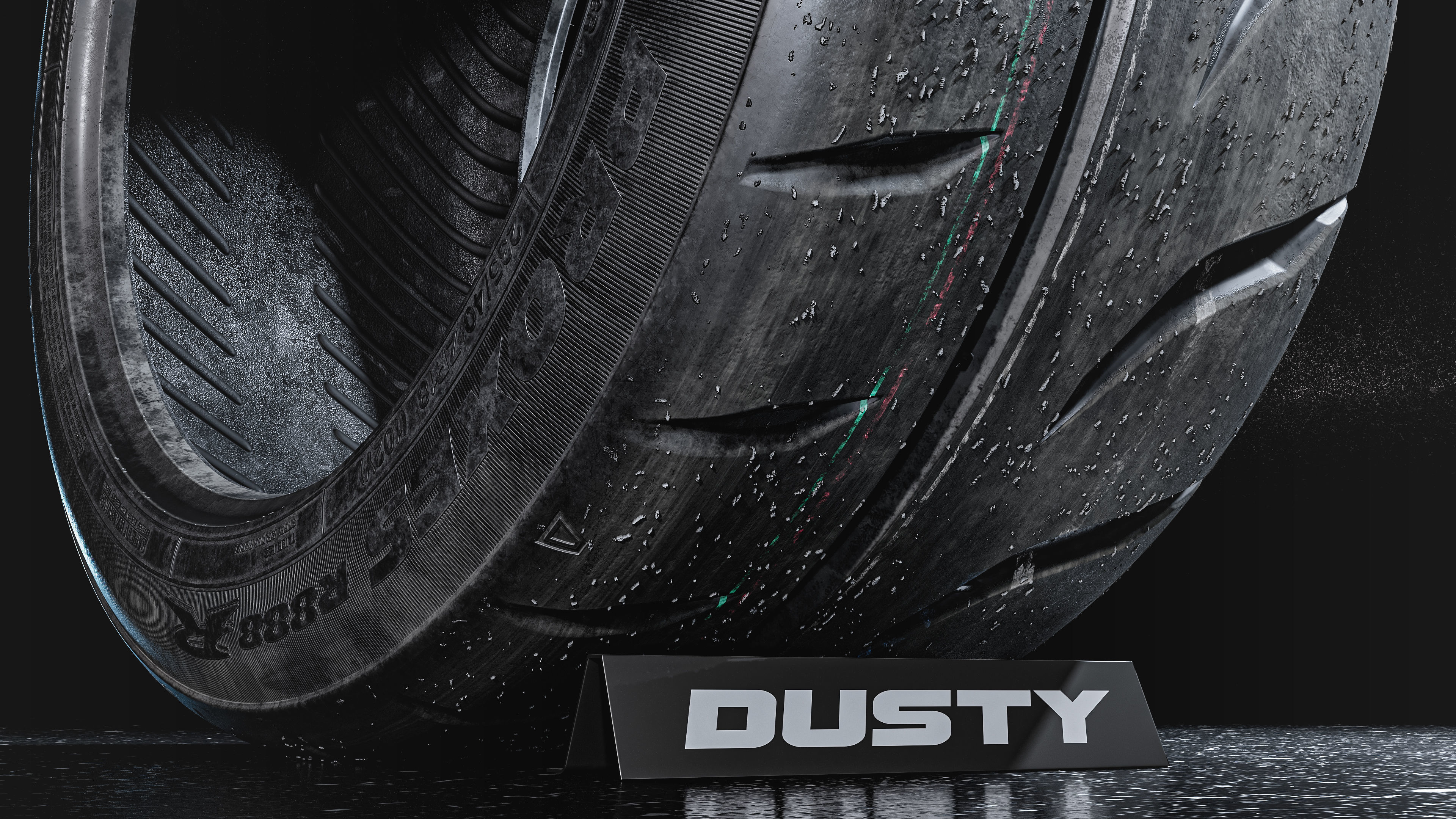 Tire Toyo Proxes R888R Full 3D 3D model_9