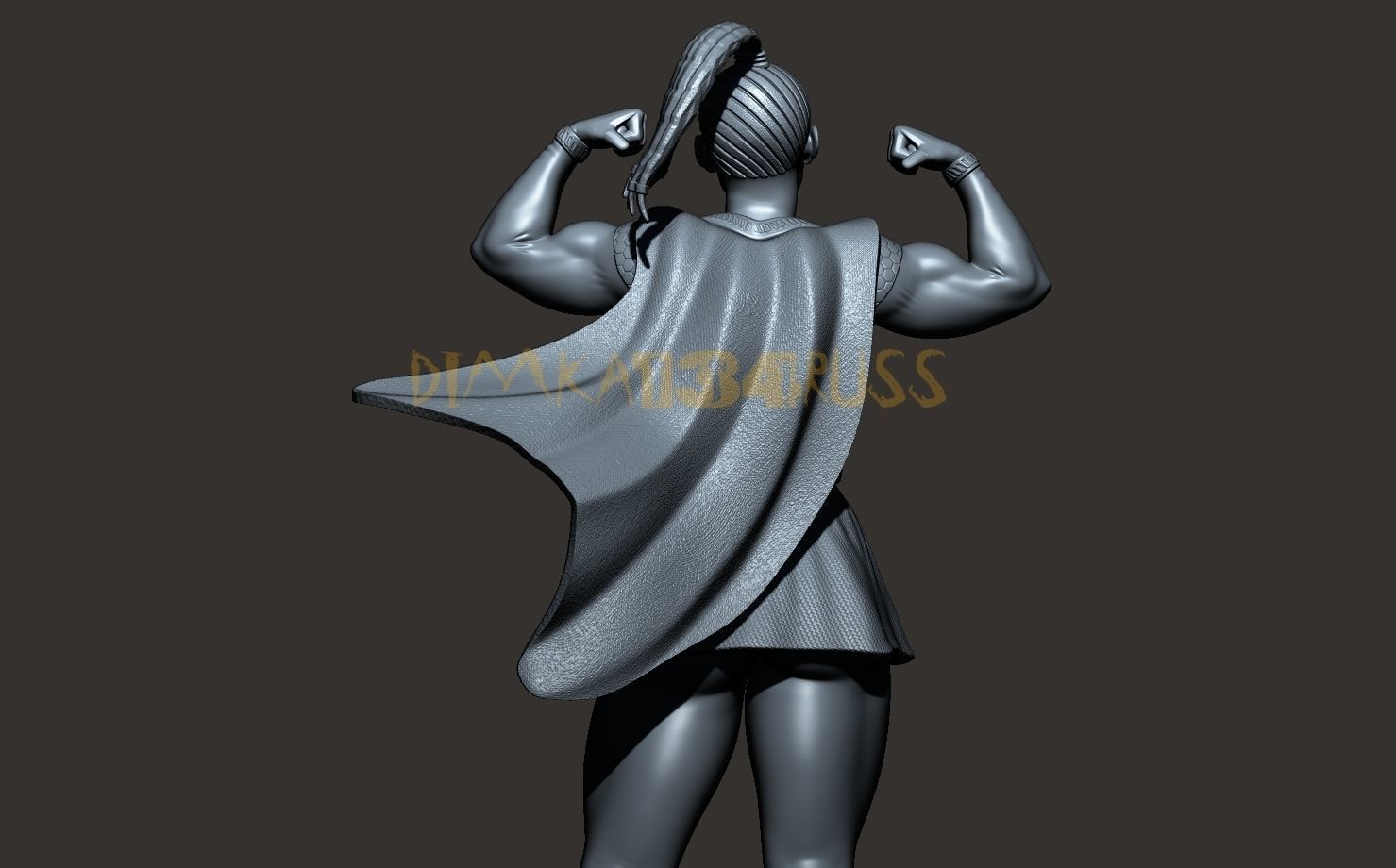 Supergirl 3D print model_15