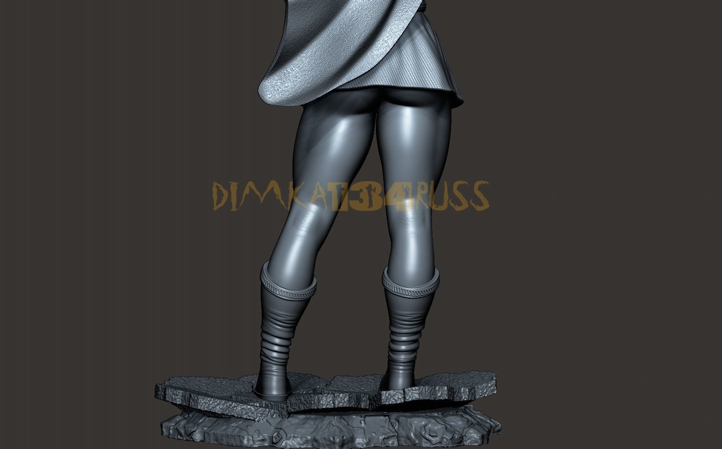 Supergirl 3D print model_6
