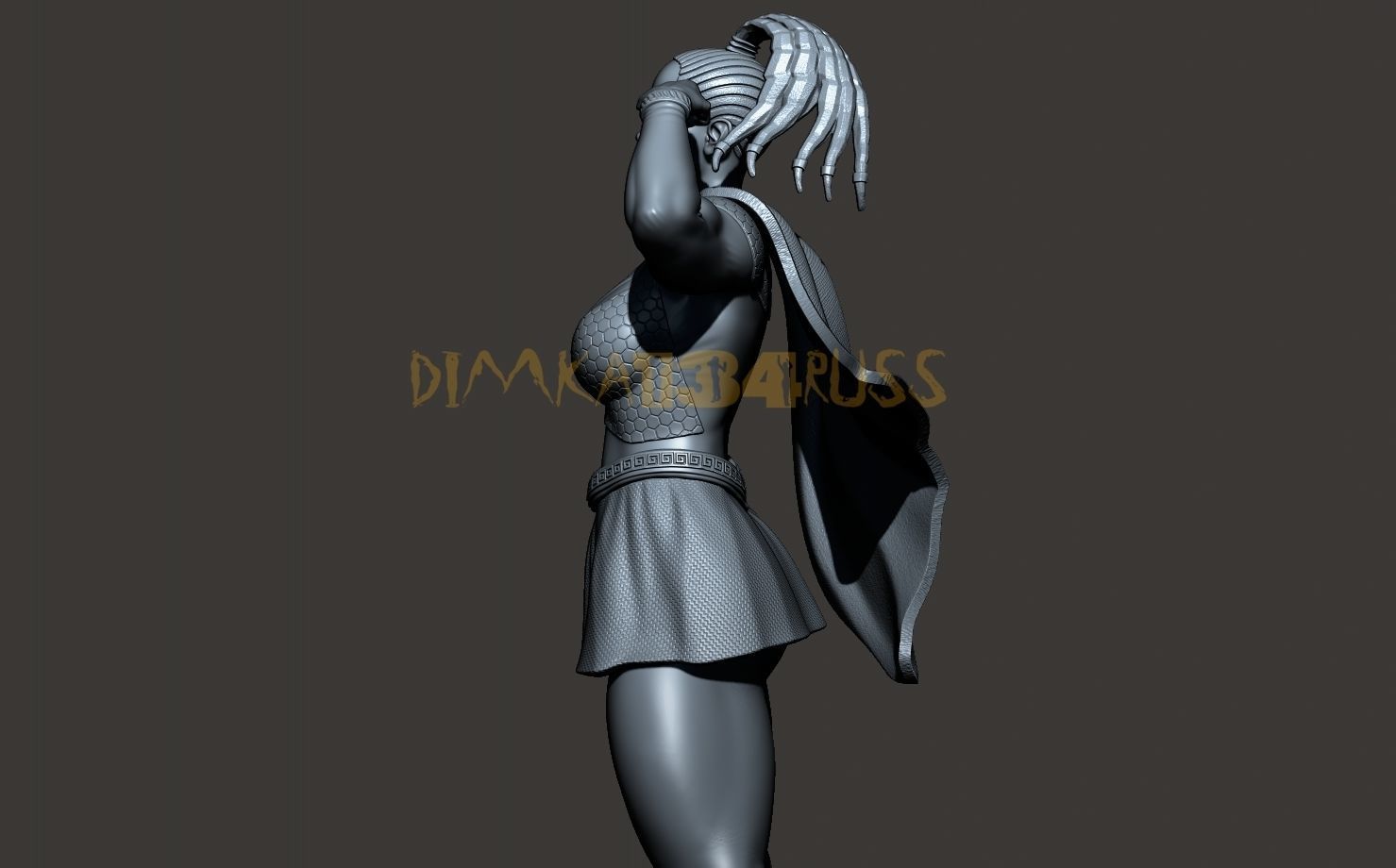 Supergirl 3D print model_4