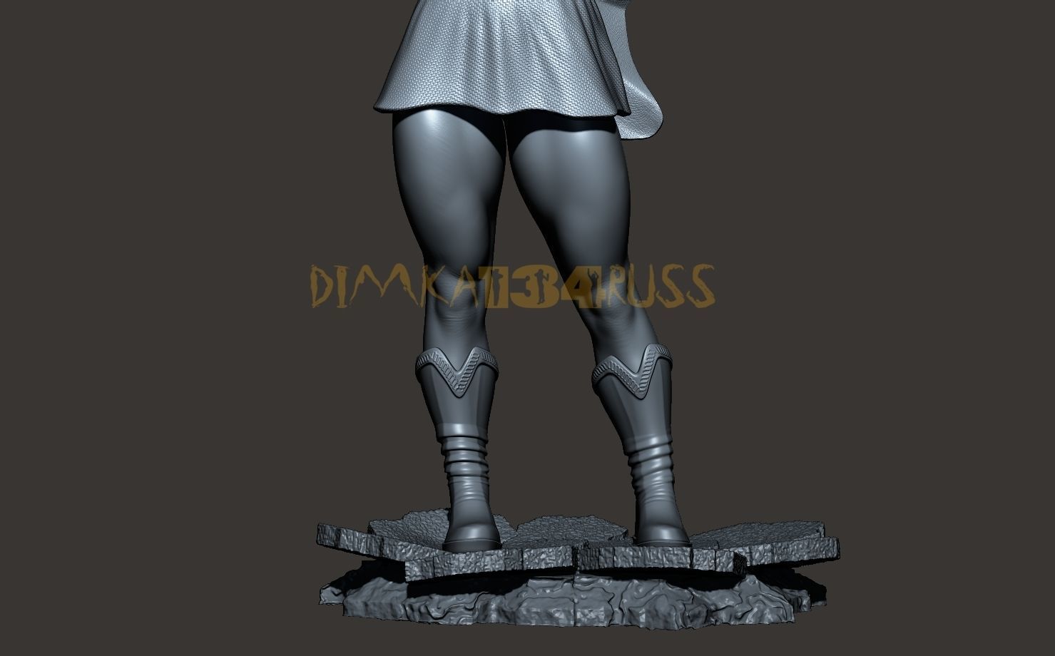 Supergirl 3D print model_5
