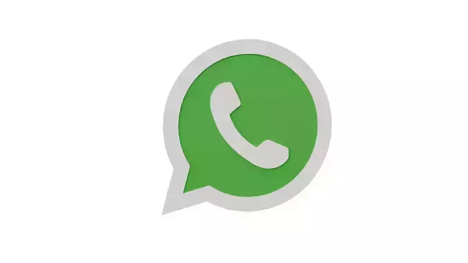 3d whatsapp Logo 