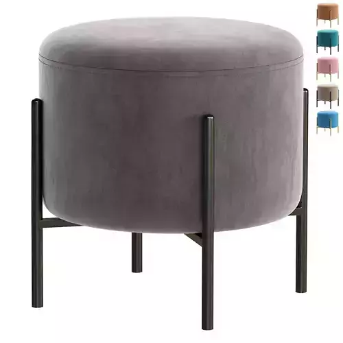 Pouf Black By inmyroom