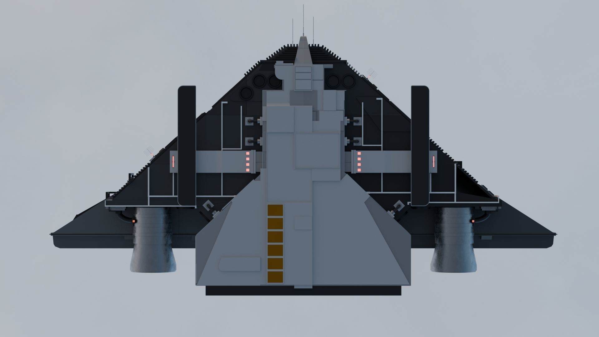 Sprayer Spaceship - 3D-Model 3D model_17