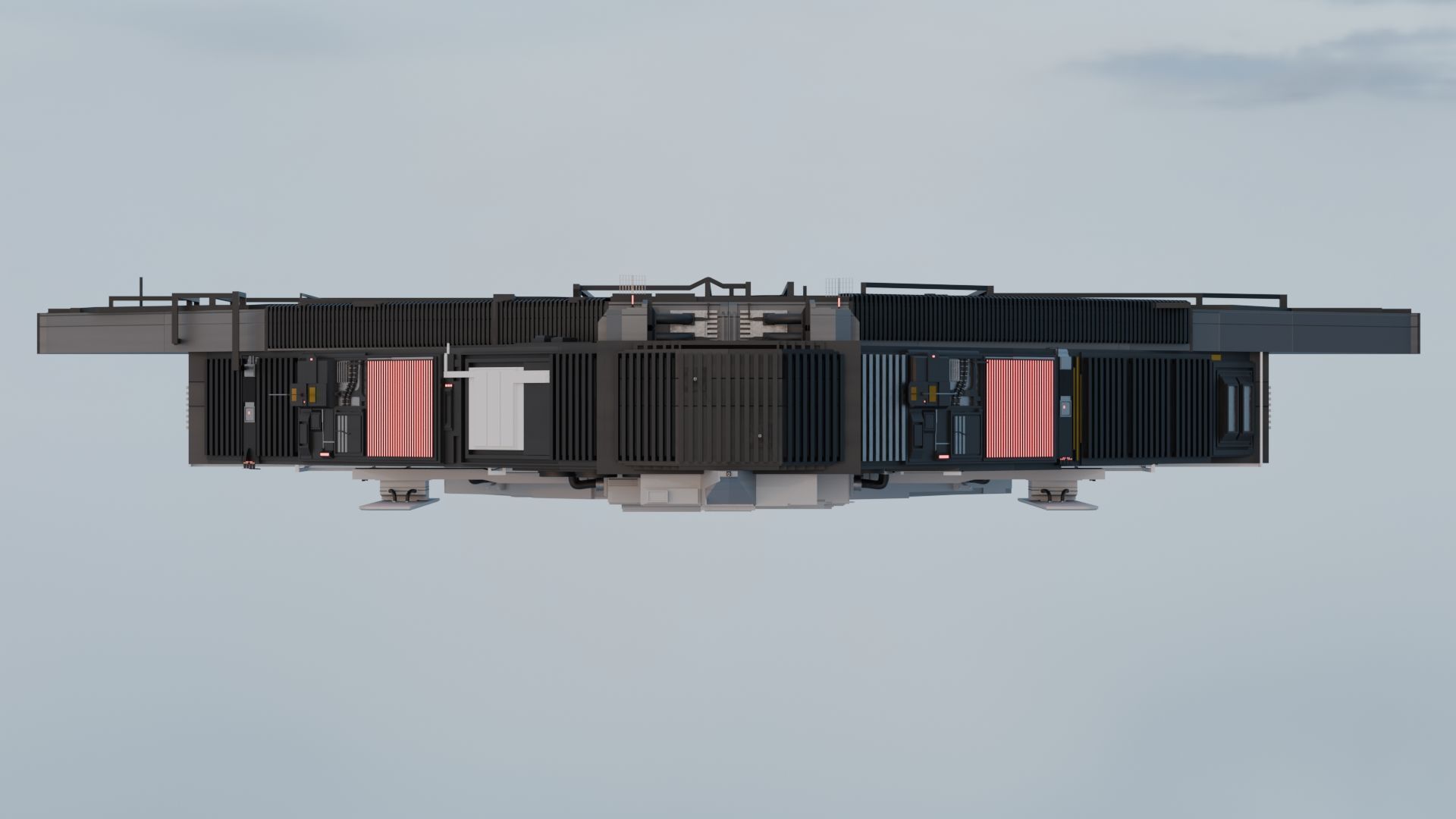 Sprayer Spaceship - 3D-Model 3D model_14