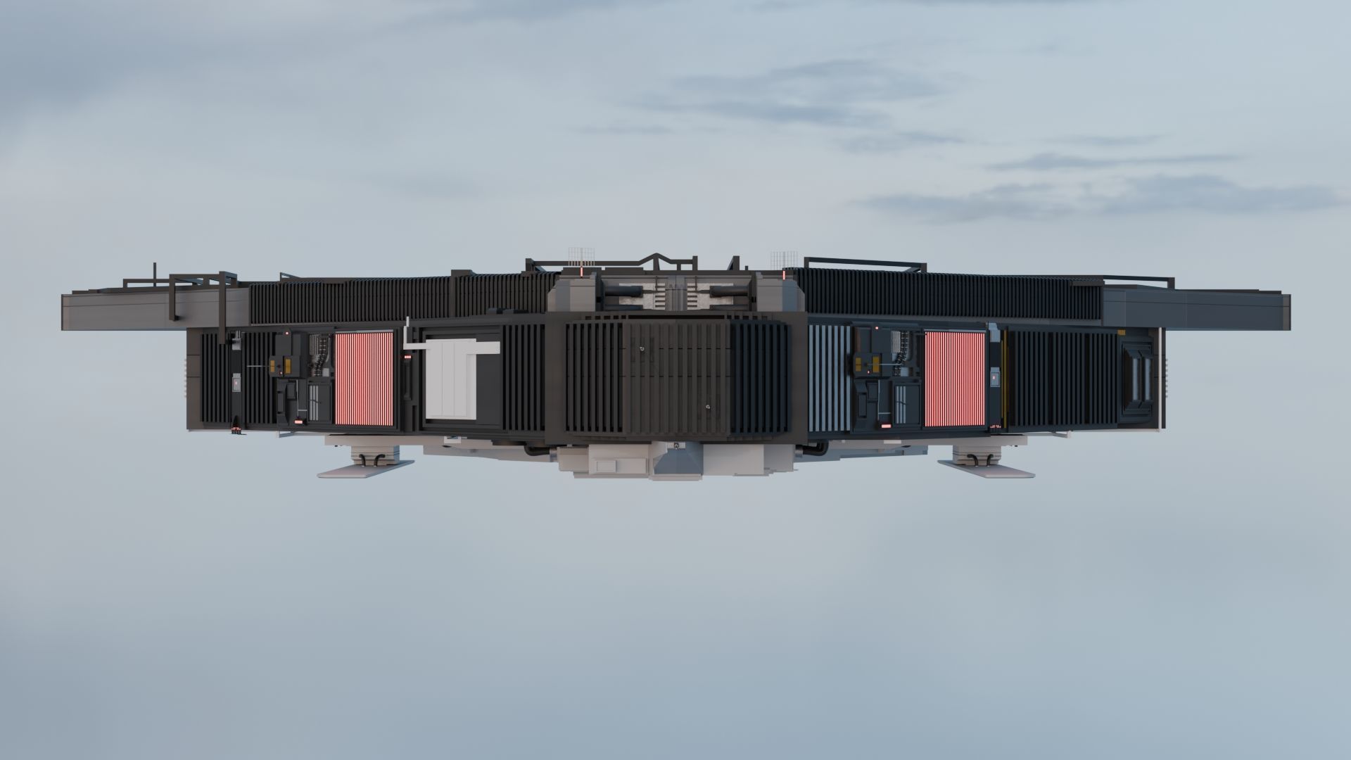 Sprayer Spaceship - 3D-Model 3D model_4