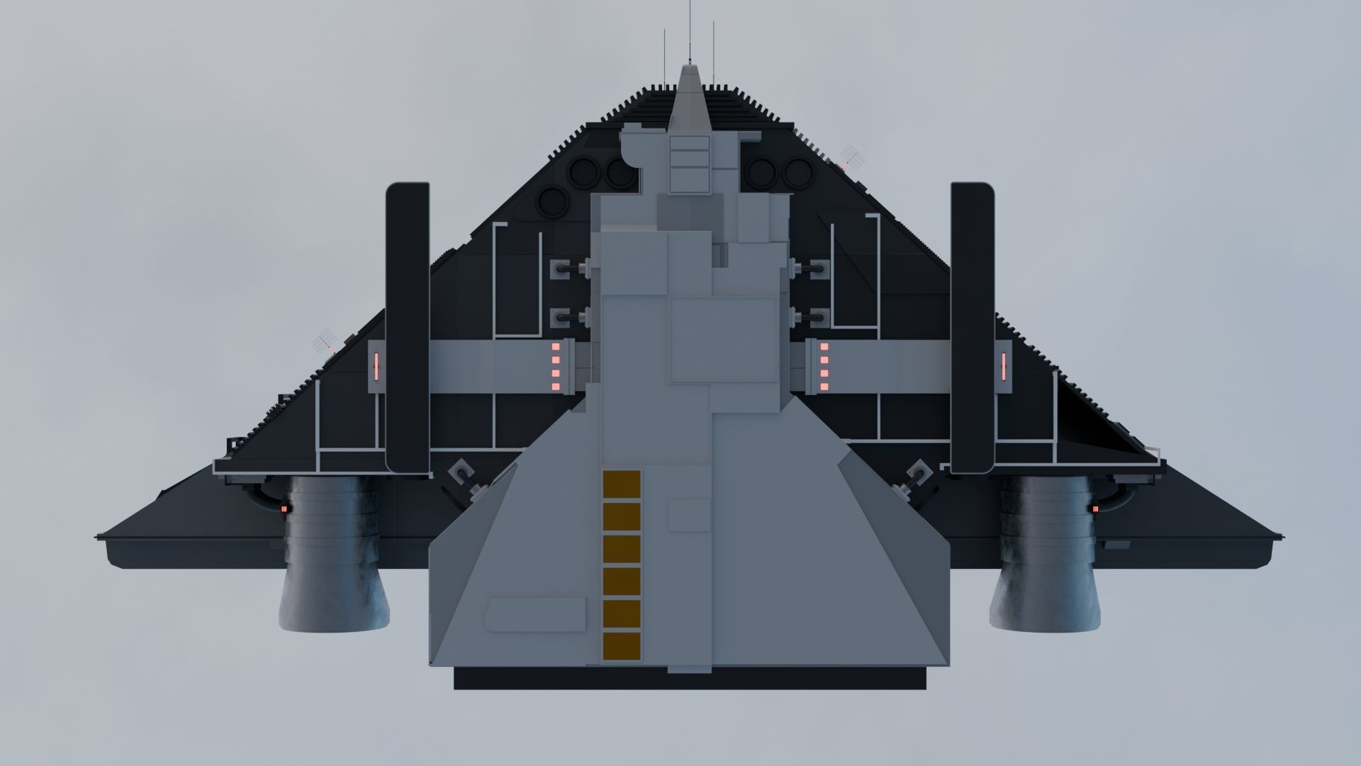 Sprayer Spaceship - 3D-Model 3D model_7