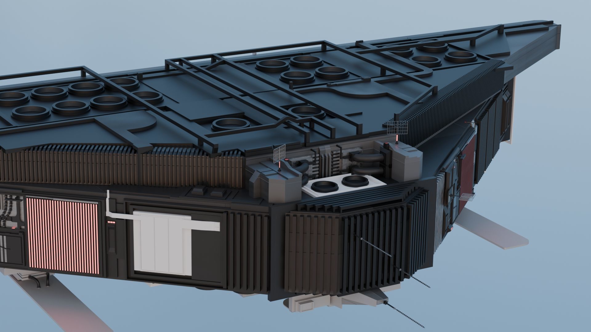 Sprayer Spaceship - 3D-Model 3D model_18