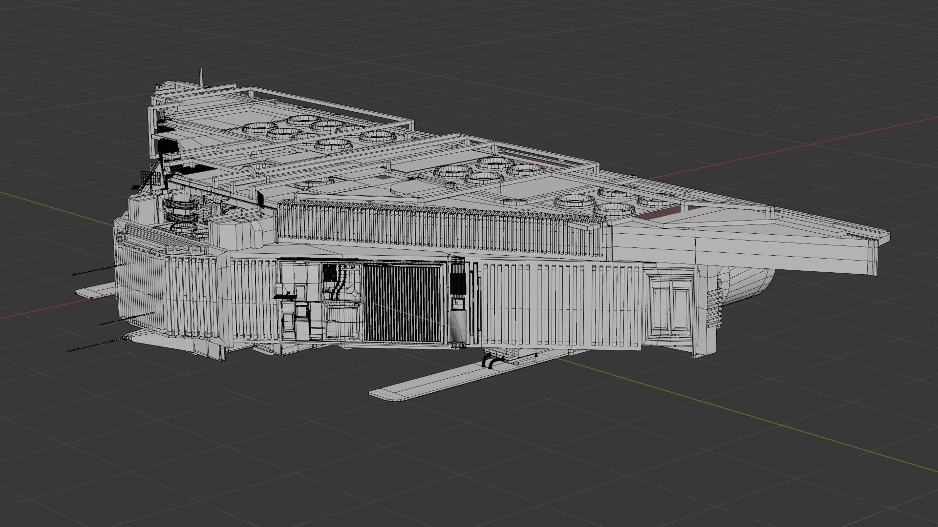 Sprayer Spaceship - 3D-Model 3D model_32