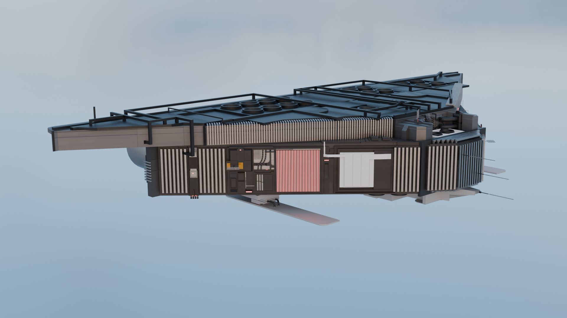 Sprayer Spaceship - 3D-Model 3D model_41