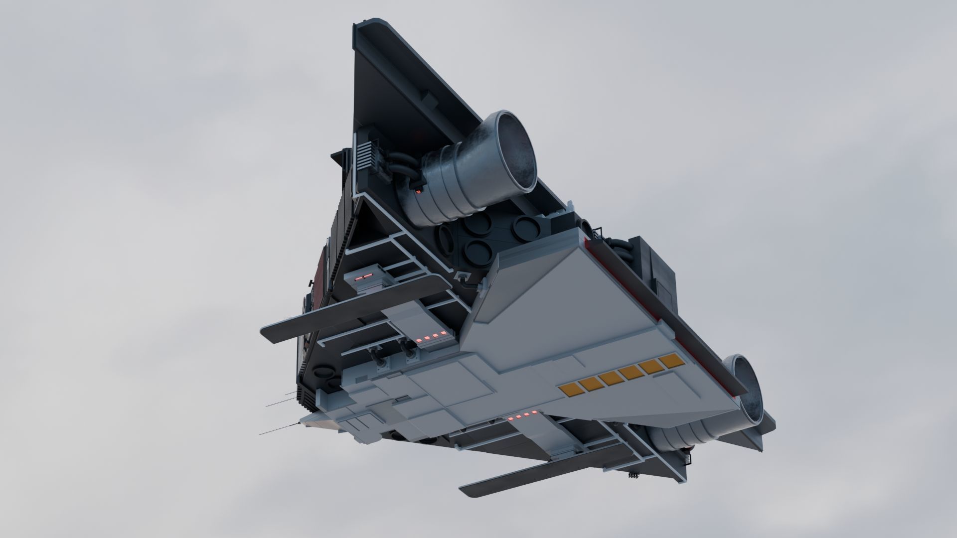 Sprayer Spaceship - 3D-Model 3D model_13