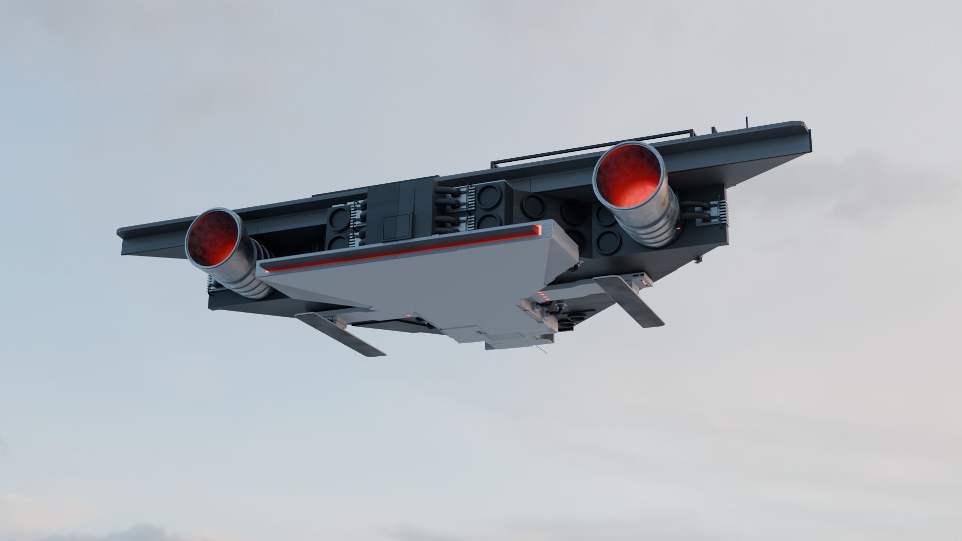 Sprayer Spaceship - 3D-Model 3D model_40