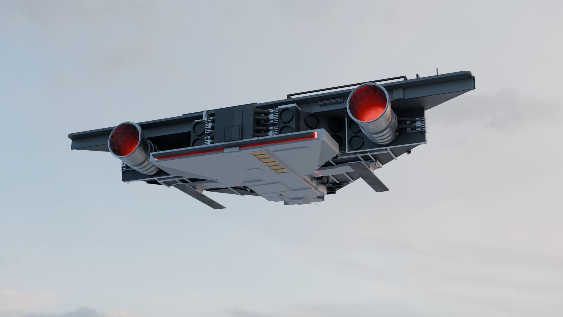 Sprayer Spaceship - 3D-Model 3D model_1