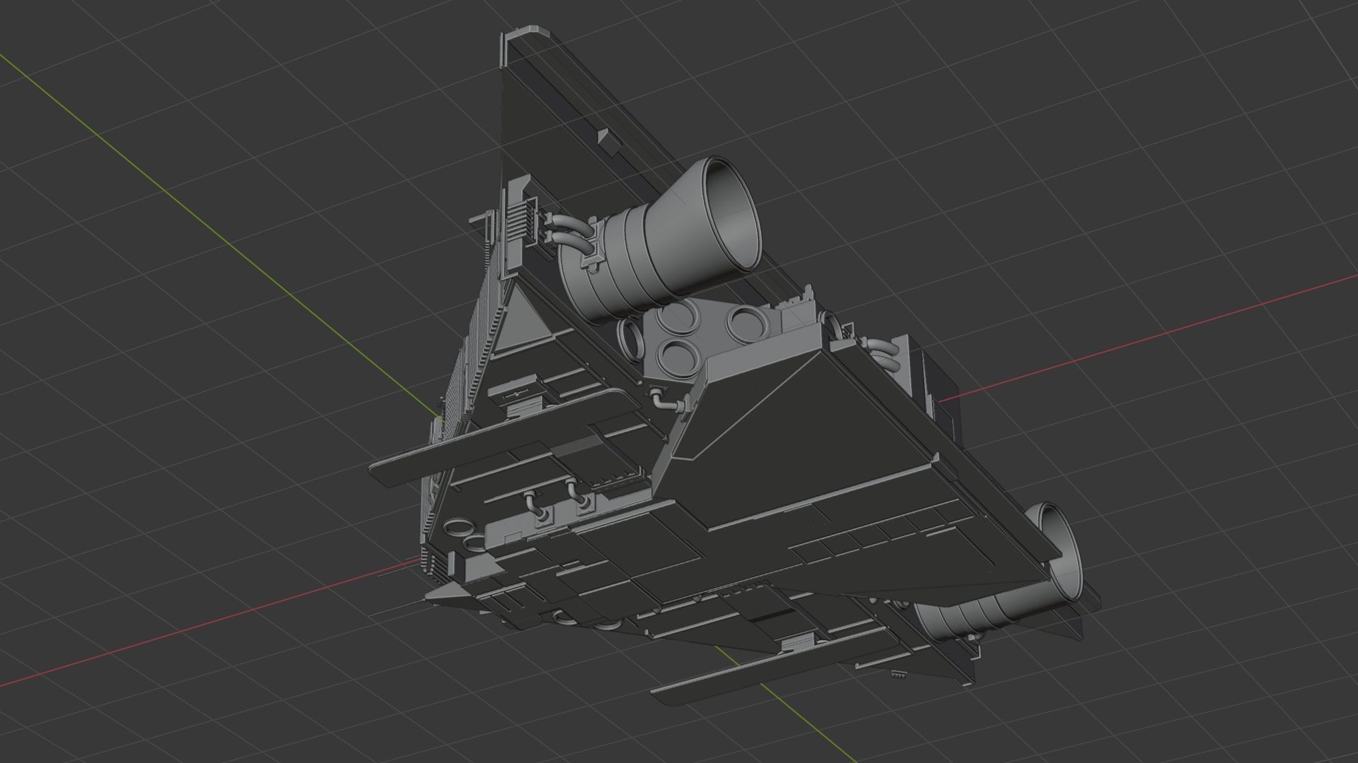 Sprayer Spaceship - 3D-Model 3D model_23