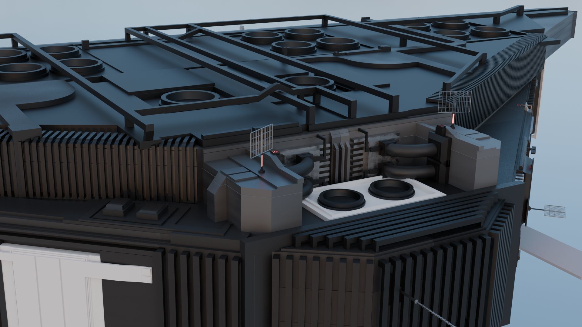 Sprayer Spaceship - 3D-Model 3D model_8