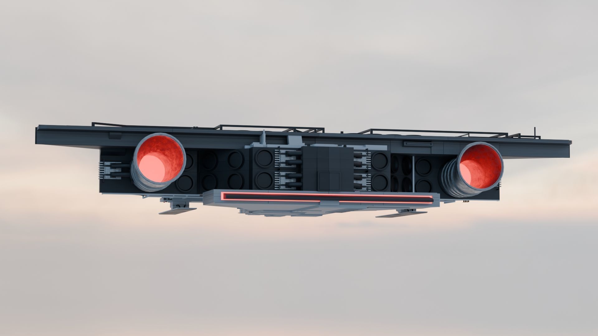 Sprayer Spaceship - 3D-Model 3D model_19