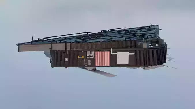 Sprayer Spaceship - 3D-Model