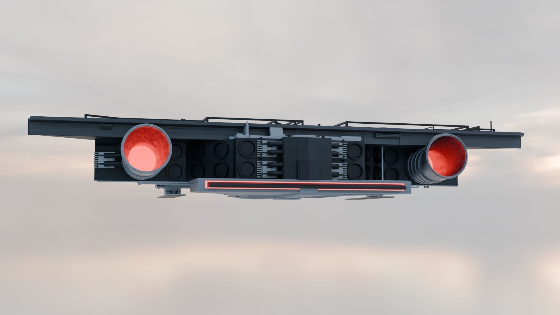 Sprayer Spaceship - 3D-Model 3D model_9