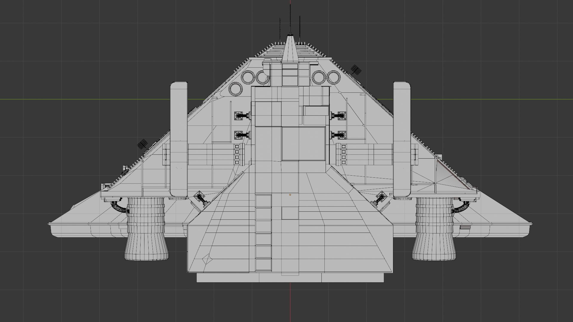 Sprayer Spaceship - 3D-Model 3D model_37