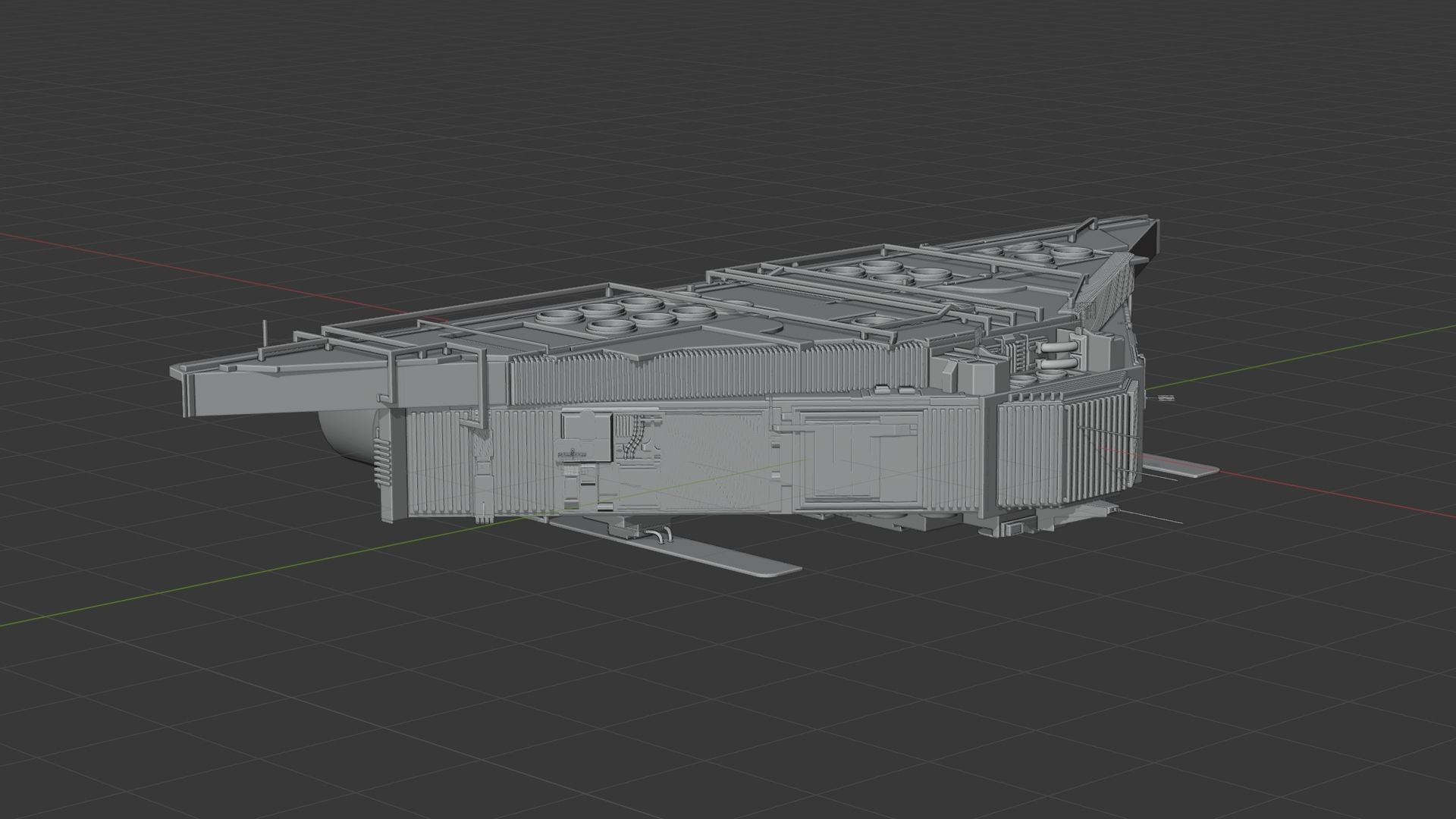 Sprayer Spaceship - 3D-Model 3D model_21