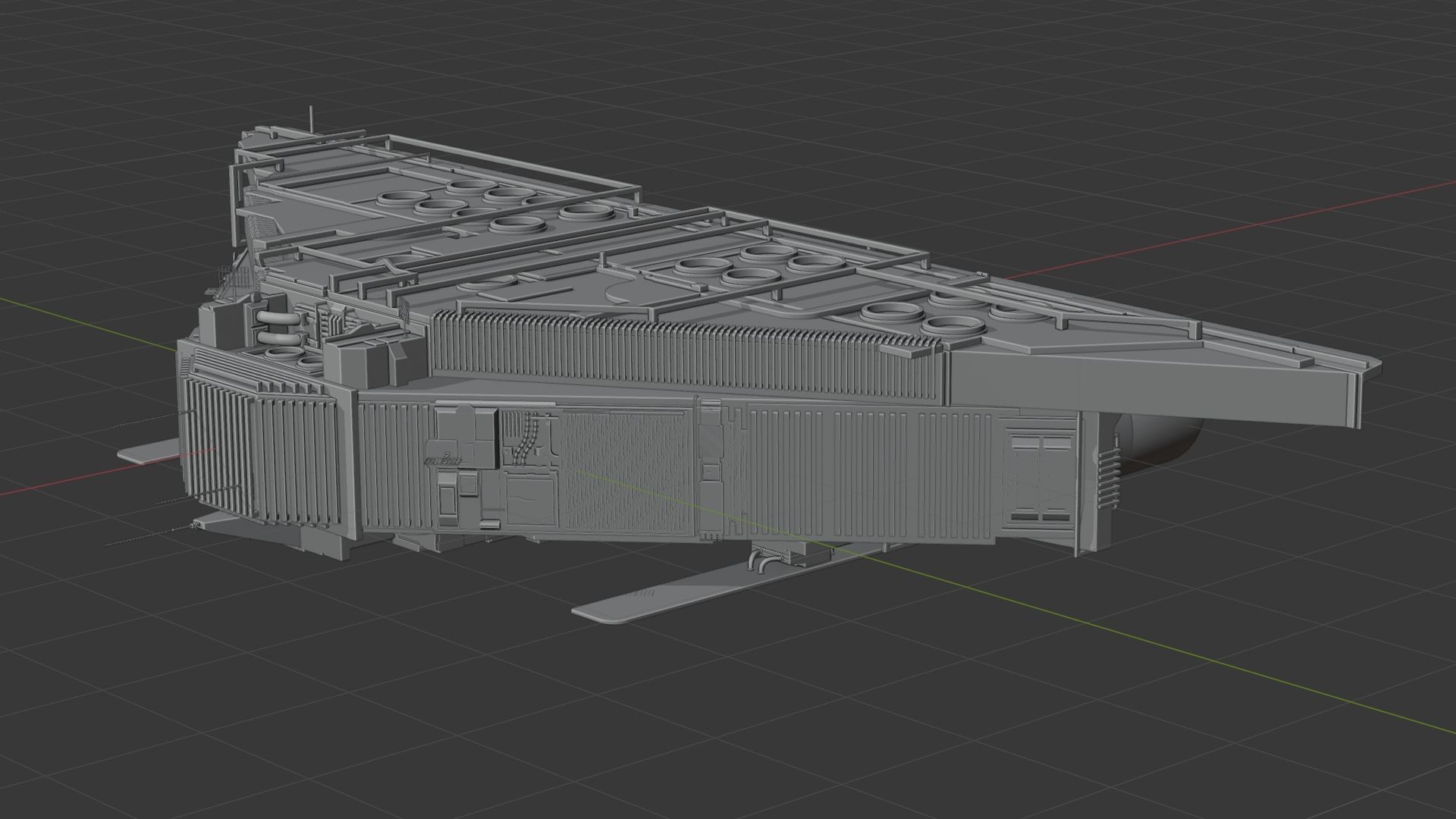 Sprayer Spaceship - 3D-Model 3D model_22