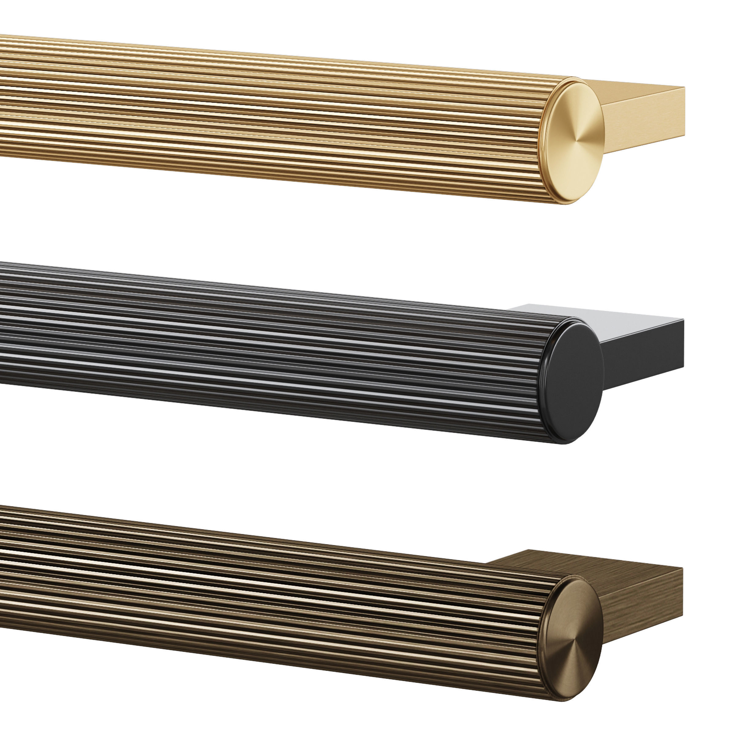 Furniture handles GRAFO by Meraki 3D model_3