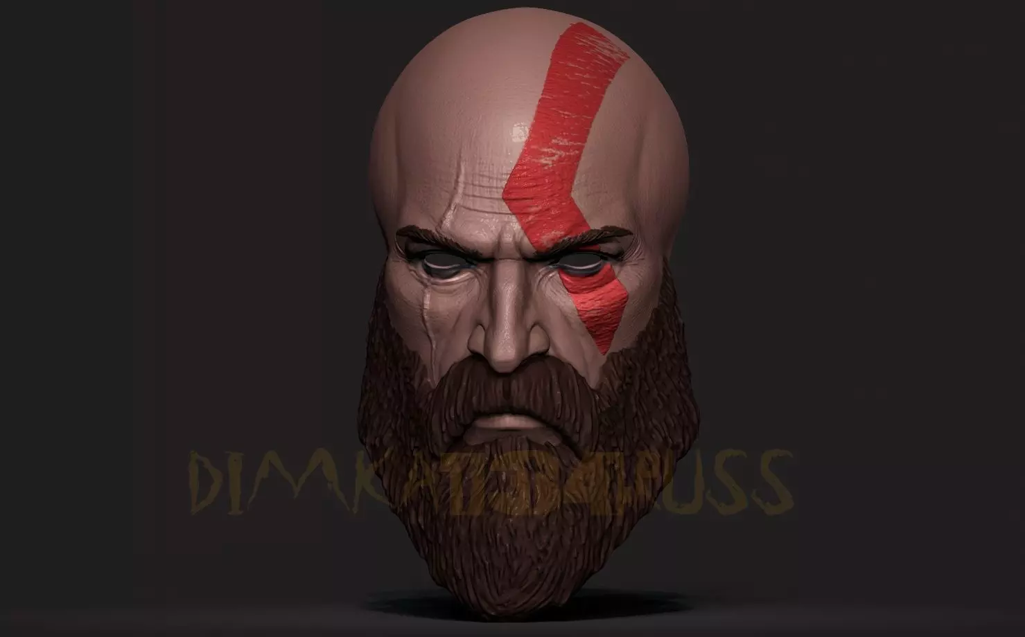 mask god of war 3D print model