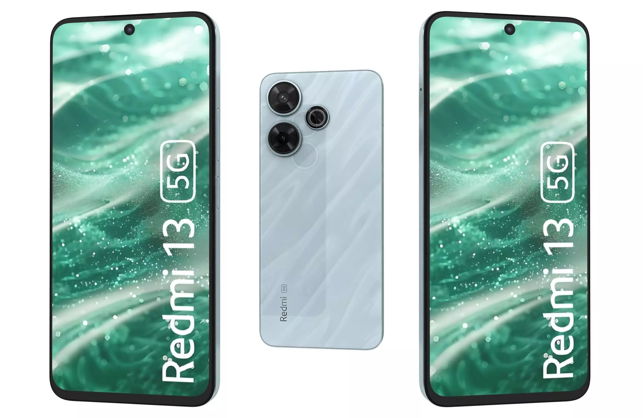 Xiaomi Redmi 13 5G Blue 3D model_0