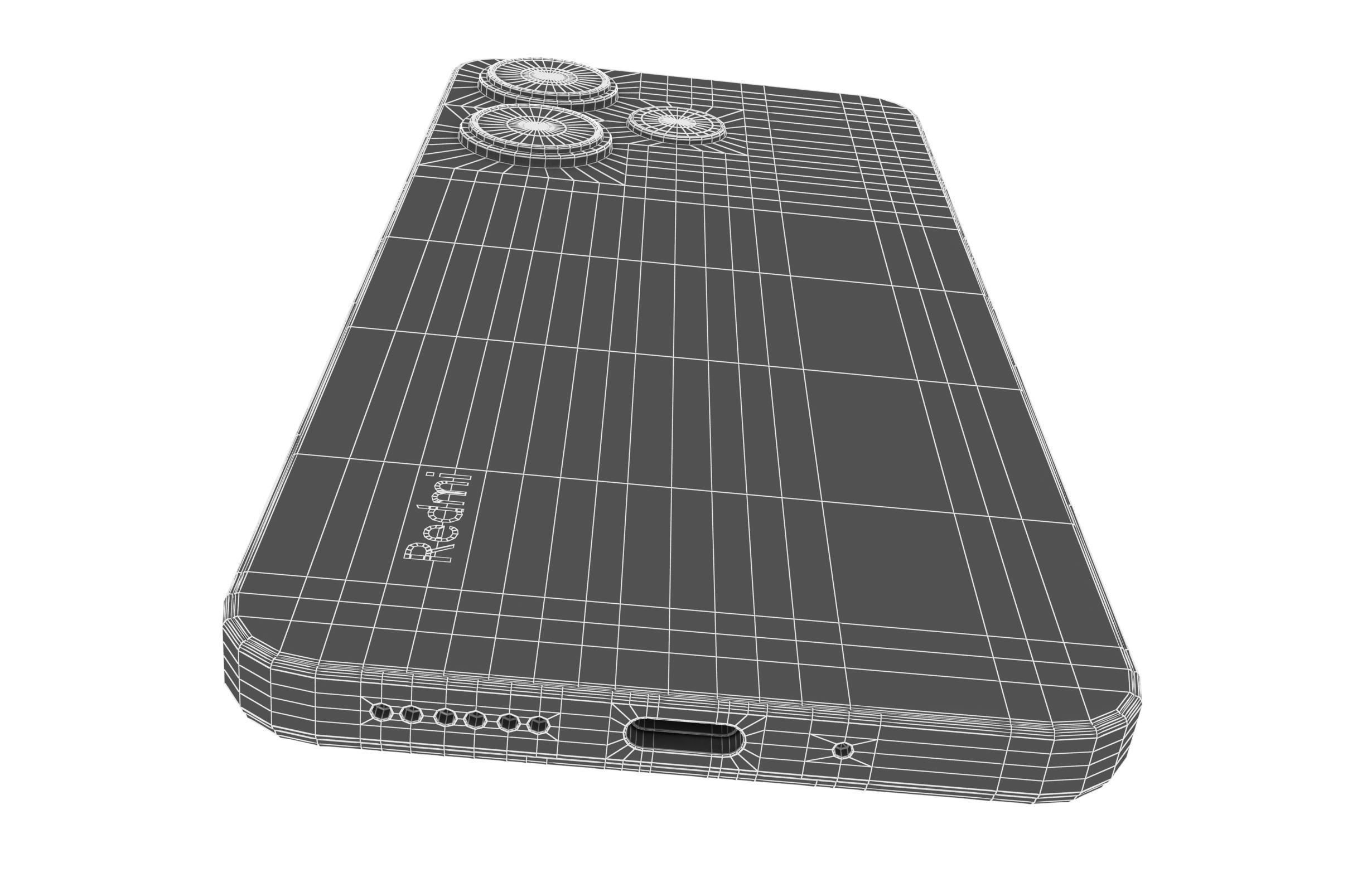 Xiaomi Redmi 13 5G Blue 3D model_21