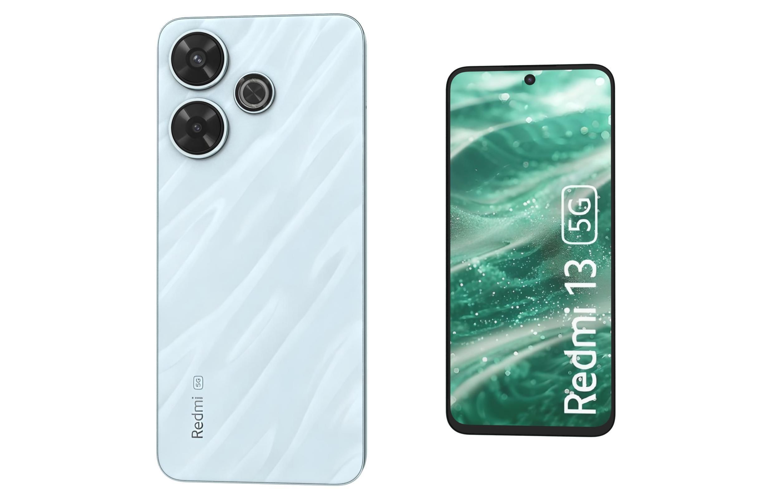 Xiaomi Redmi 13 5G Blue 3D model_7