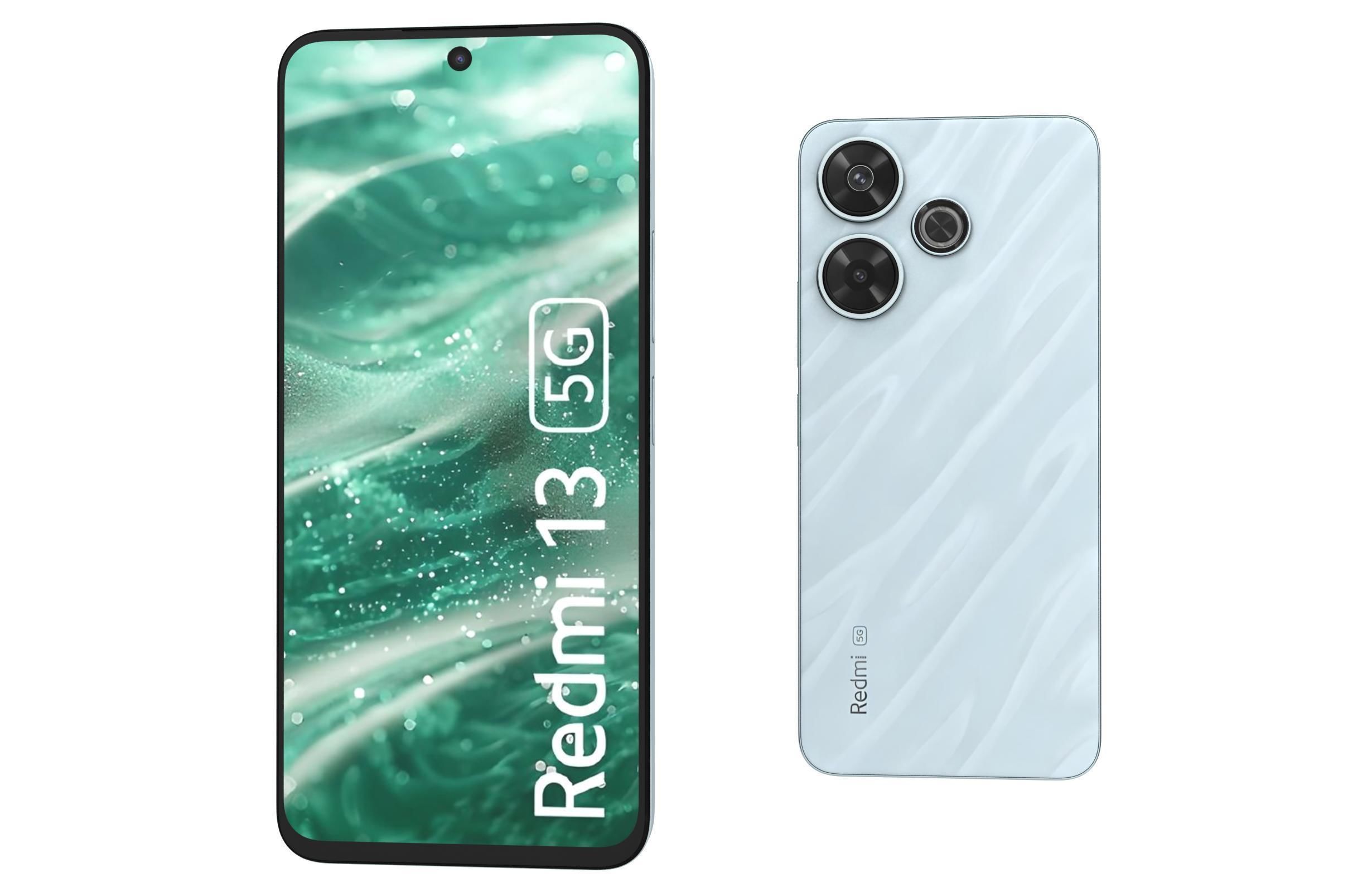 Xiaomi Redmi 13 5G Blue 3D model_6