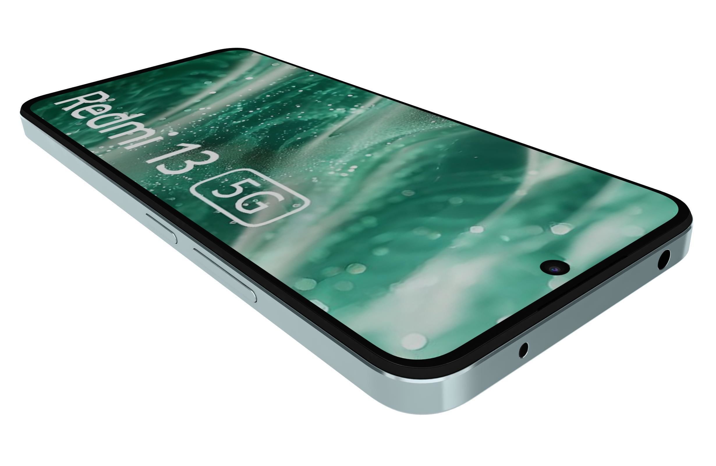 Xiaomi Redmi 13 5G Blue 3D model_13