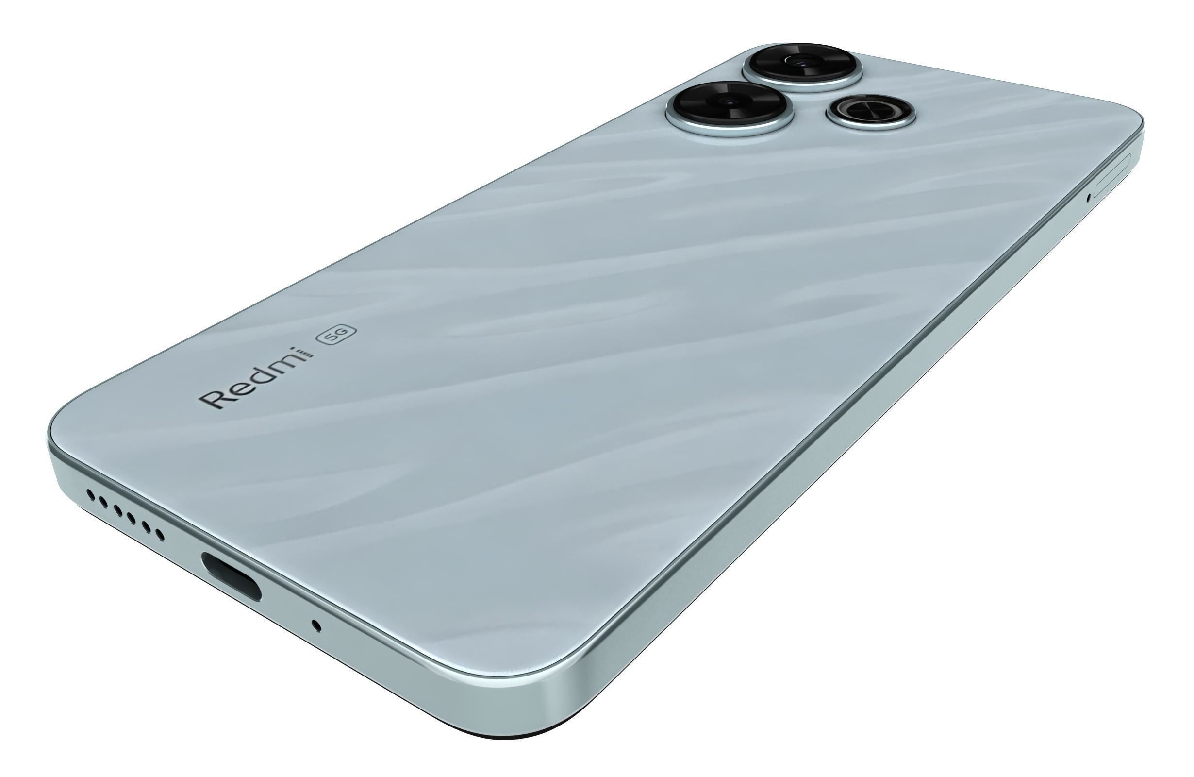 Xiaomi Redmi 13 5G Blue 3D model_14