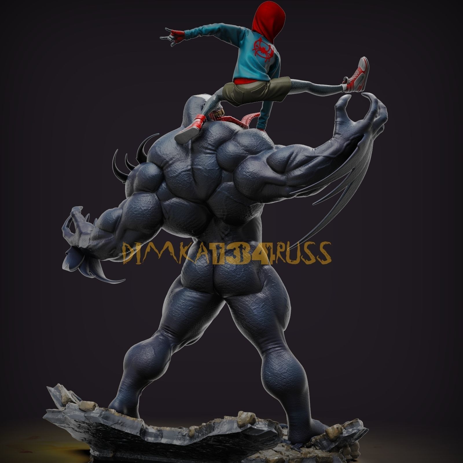 Spider-Man venom 3D print model_1