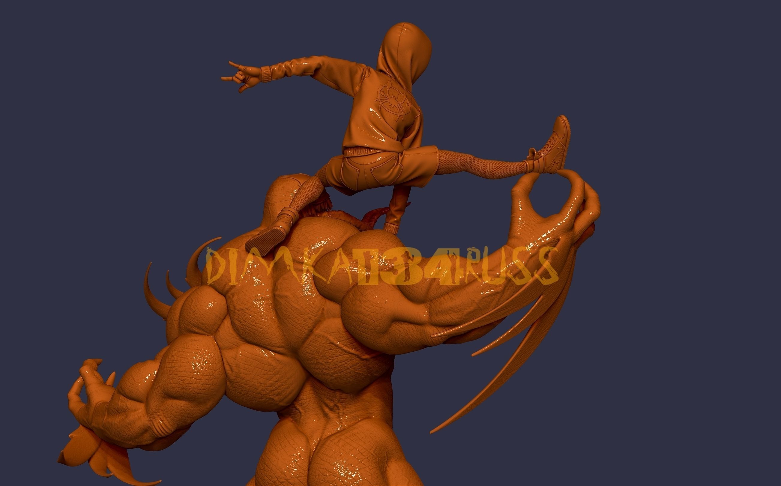 Spider-Man venom 3D print model_15