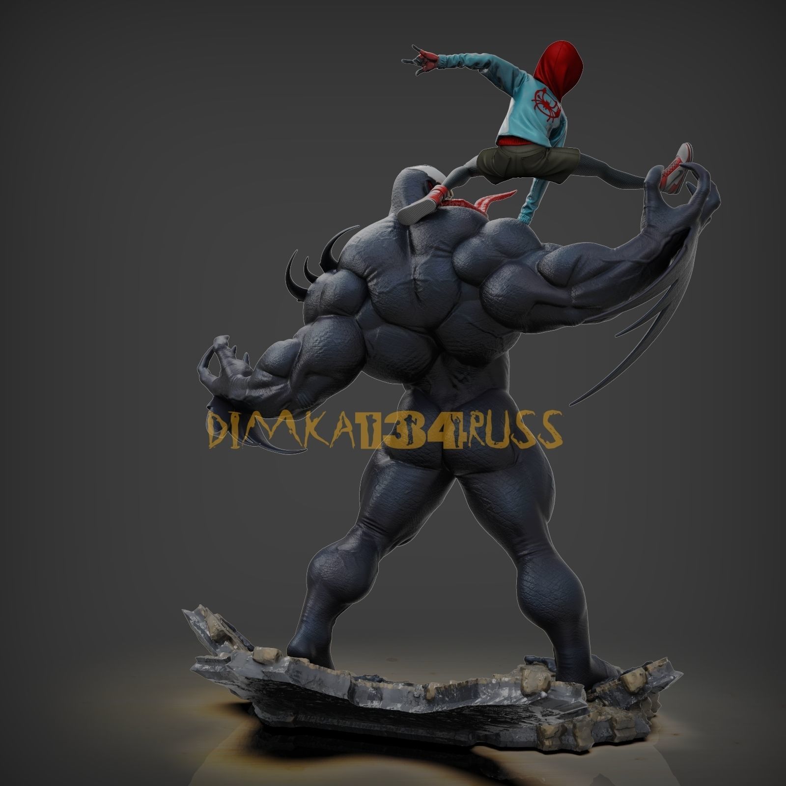 Spider-Man venom 3D print model_2