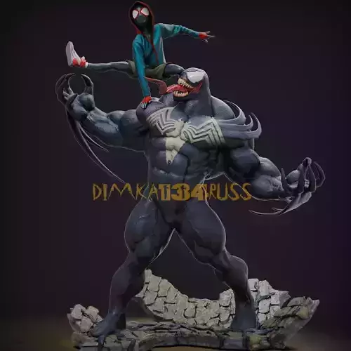 Spider-Man venom 3D print model